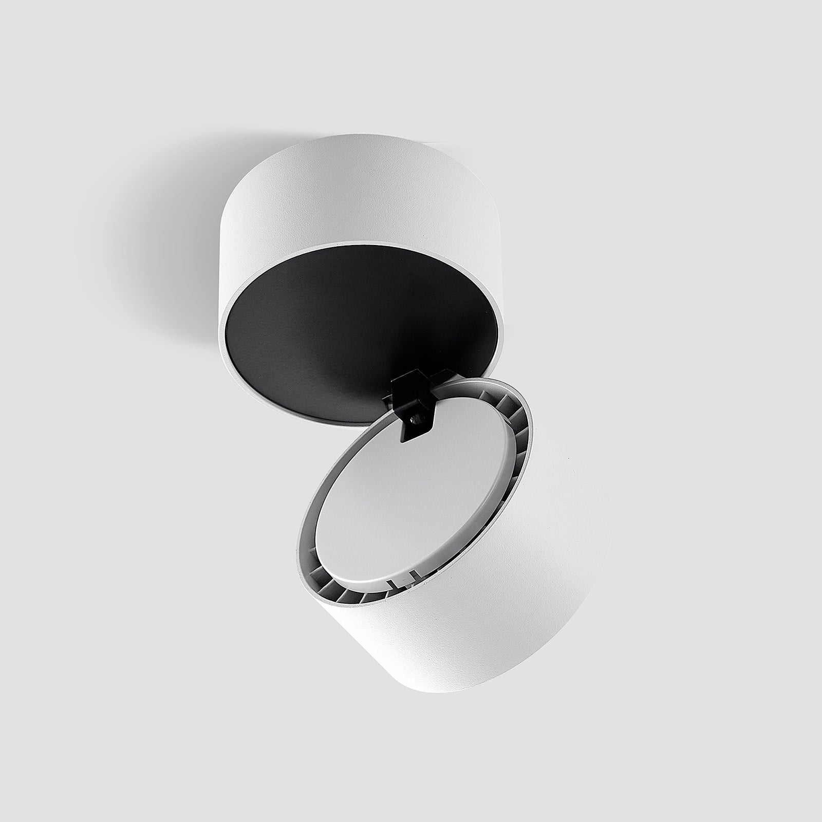 LED takspot Rotari 1-lys dimbar hvit justeringsmekanisme
