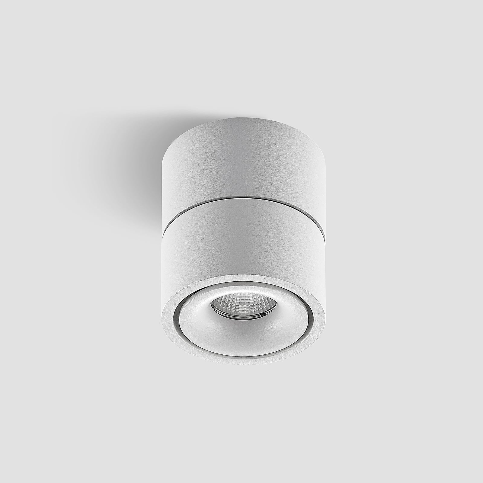 LED takspot Rotari 1-lys dimbar hvit Ø7,5 cm montert i tak