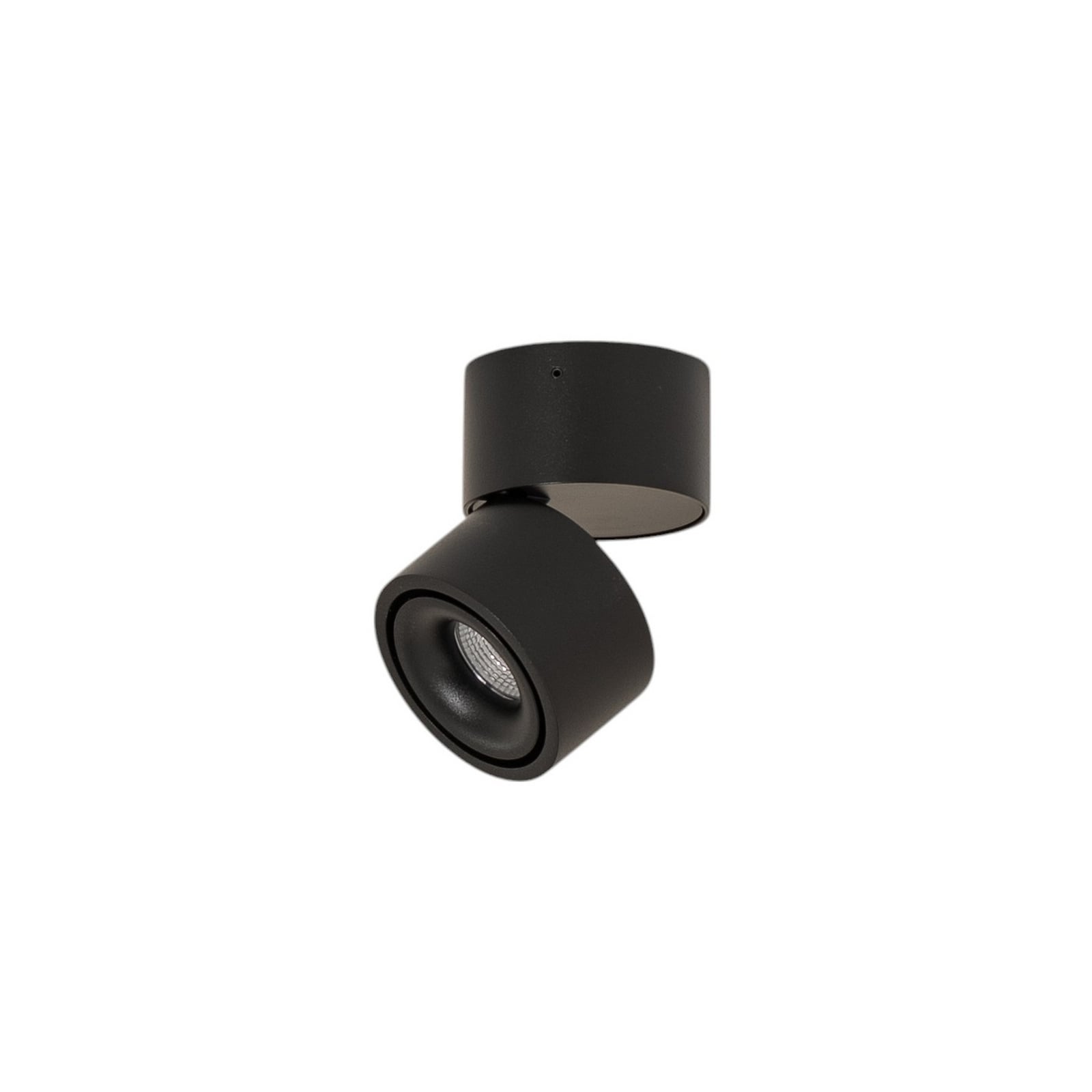 LED takspot Rotari dimbar svart aluminium detalj av lyshode