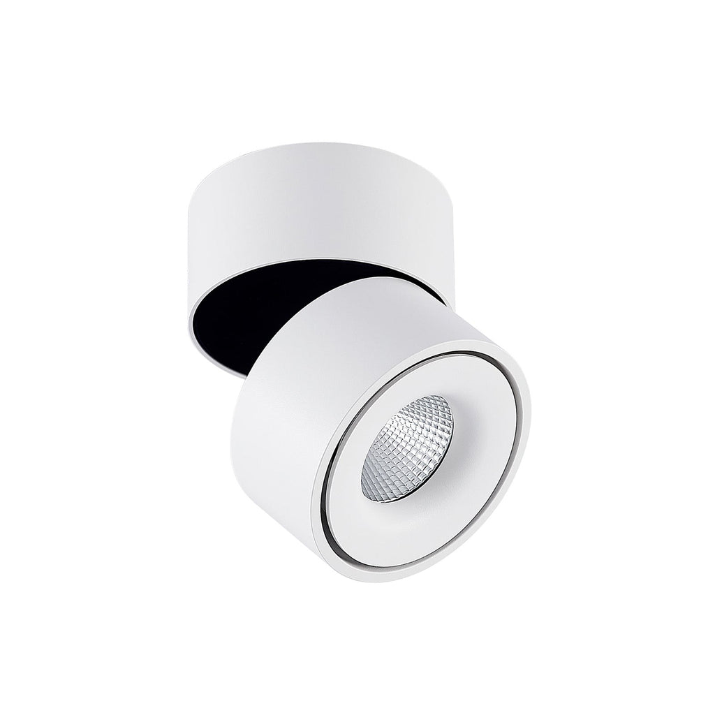 LED takspot Rotari hvit svingbar dimbar Ø12,5 cm detalj