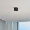 LED takspot Rotari svingbar svart forfra