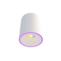 LED takspot Smart Halo CCT RGB dimbar hvit Ø10 cm forfra