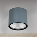 LED takspot Sputnik antrasitt Ø14,5 cm IP65 3000K forfra