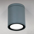 LED takspot Sputnik antrasitt aluminium Ø9 cm IP65 forfra
