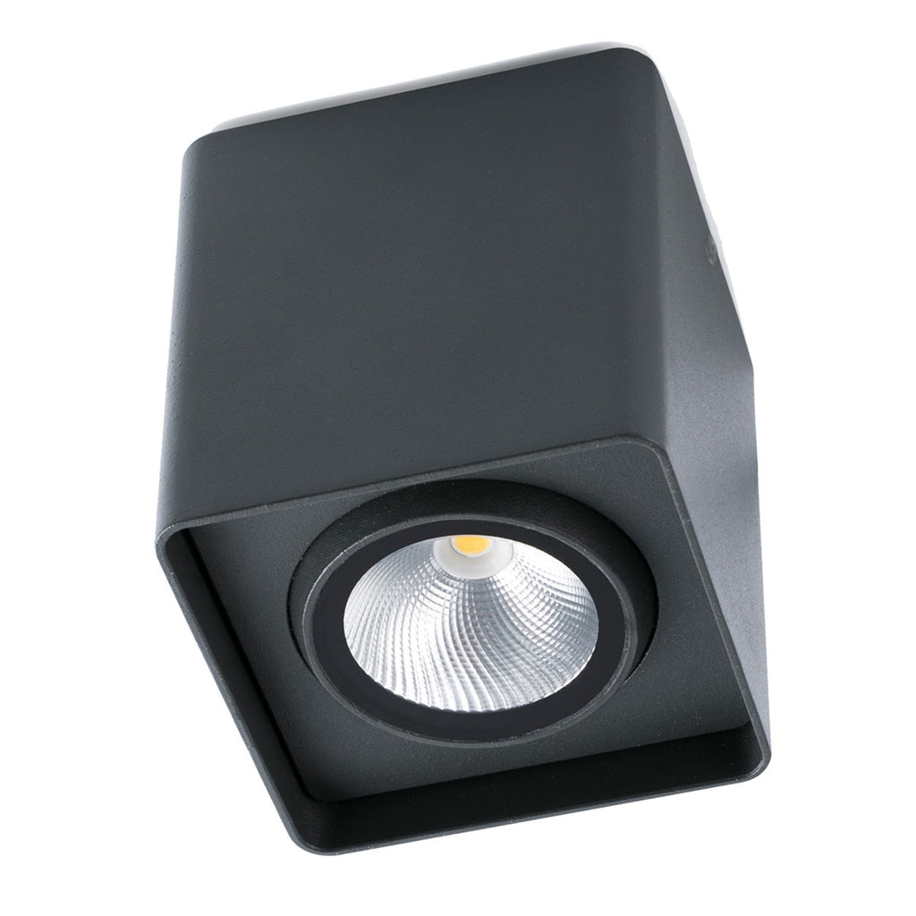 LED takspot Tami utendørs aluminium 12W IP54 forfra
