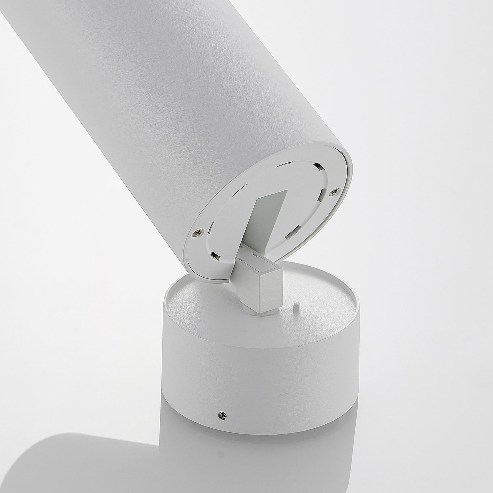 LED takspot Thabo svingbar dimbar hvit 21,5W 3000K sideprofil