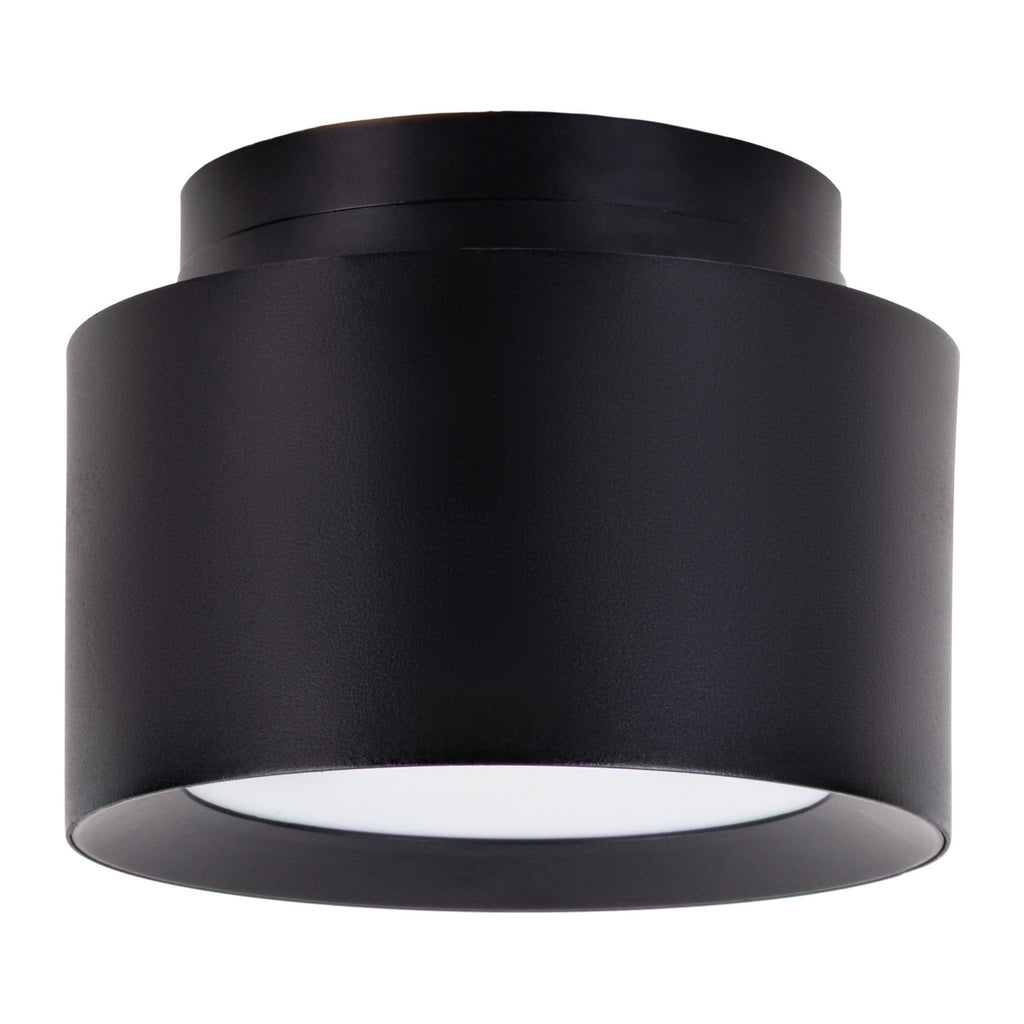 Montert LED takspot Trimes svart Ø14 cm CCT step-dim i tak