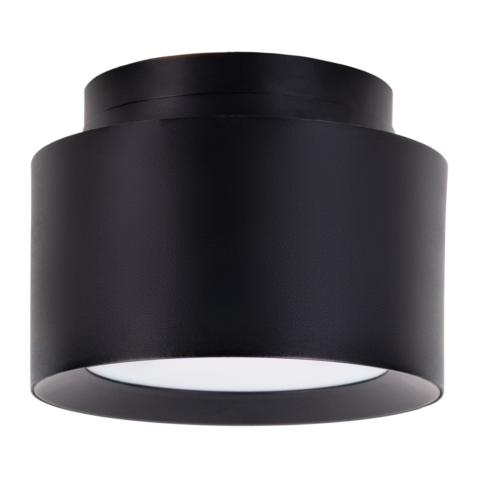 Montert LED takspot Trimes svart Ø14 cm CCT step-dim i tak