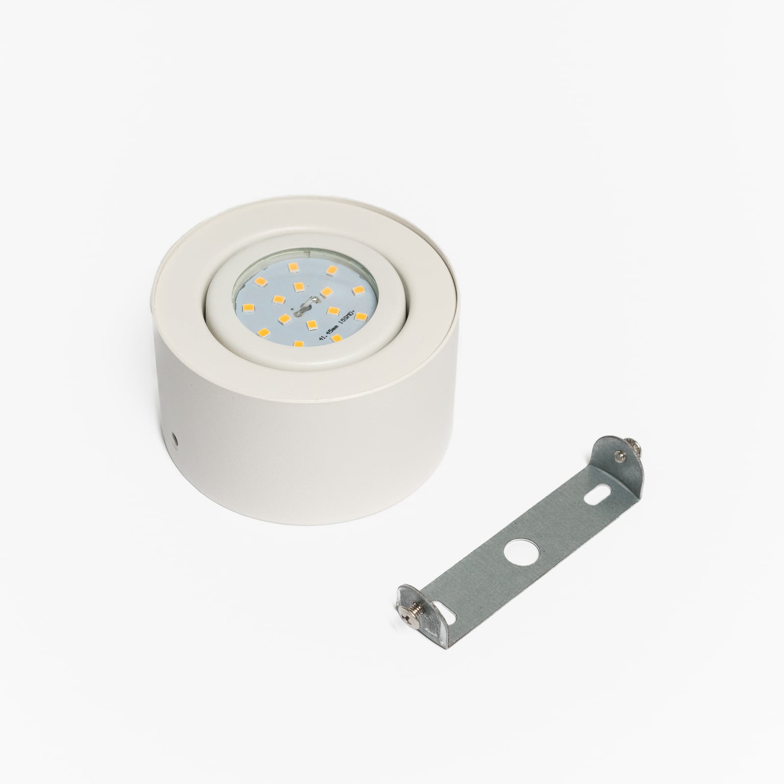 Oversikt av LED takspot Tube hvit svingbar Ø9 cm 5W varmhvit i rom