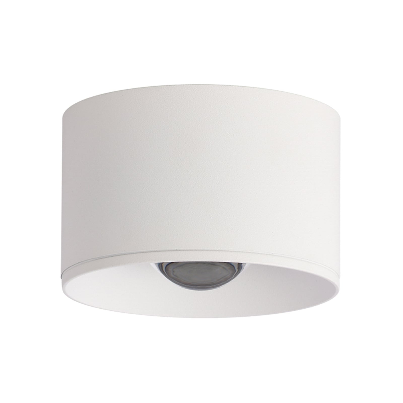 LED takspot utendørs aluminium Ø6,5 cm 8W IP54 - Zambelis foran