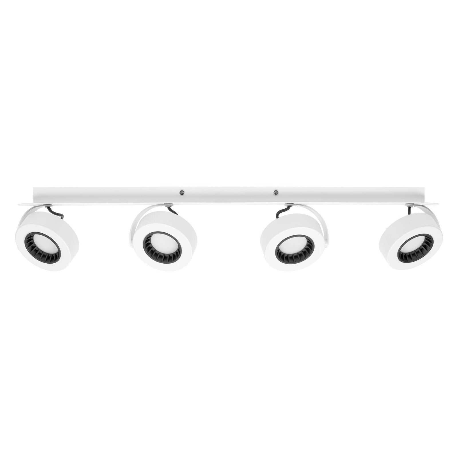LED takspot VENUS 4-lys hvit stål 21W 3000K justerbare spotter