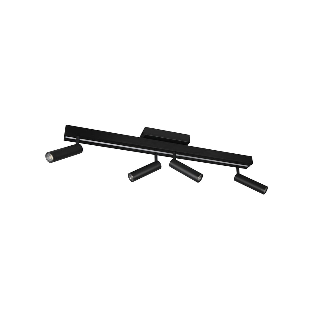 LED takspot Zeno 4-lys CCT dimbar med fjernkontroll 133 cm detalj