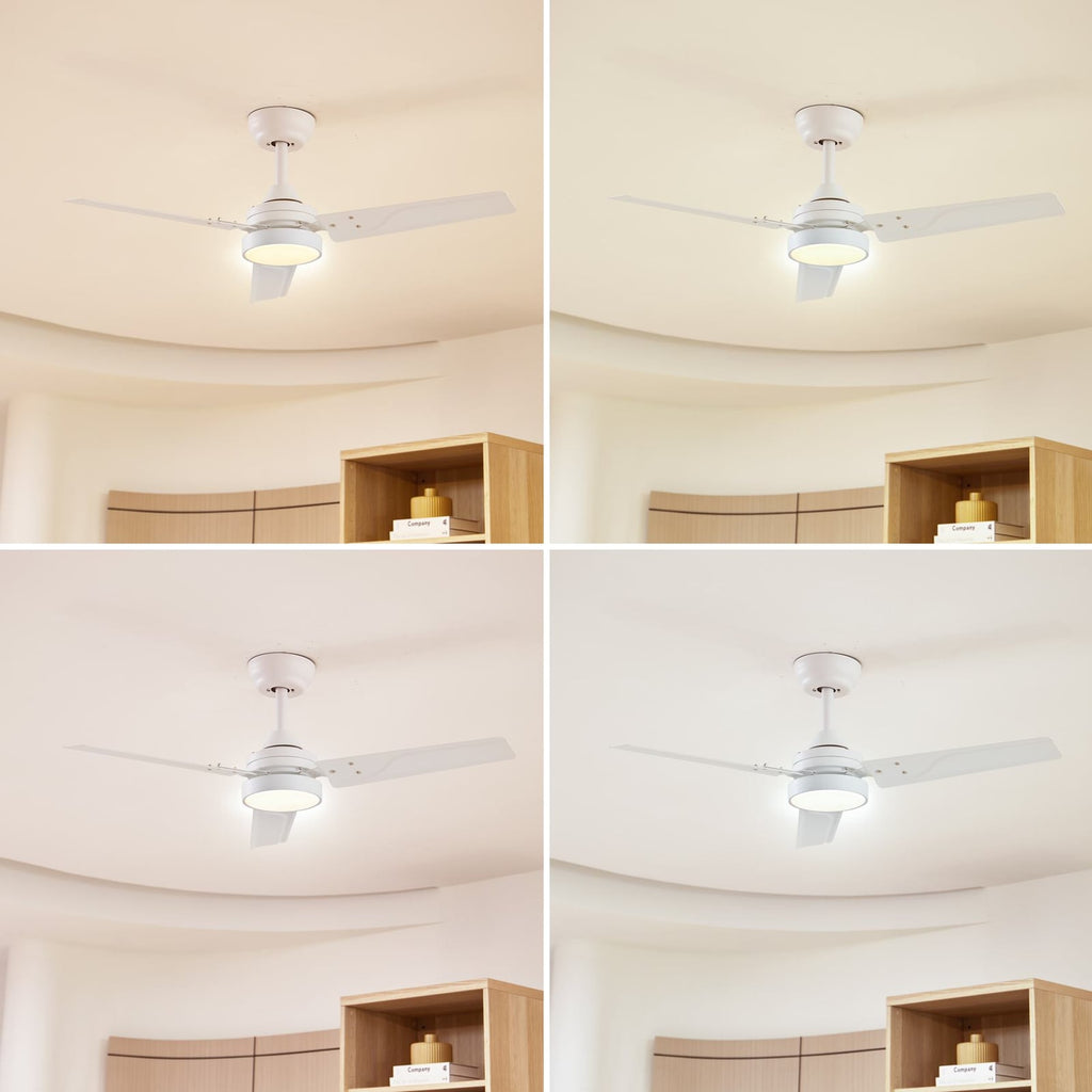 LED takvifte Aerallo hvit CCT Ø105 cm bakside