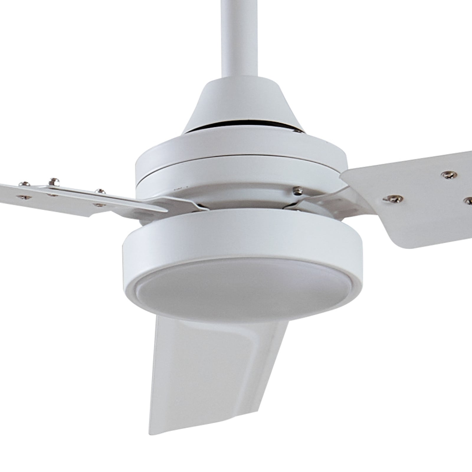 Nærbilde av vifteblader på LED takvifte Aerallo hvit CCT Ø105 cm