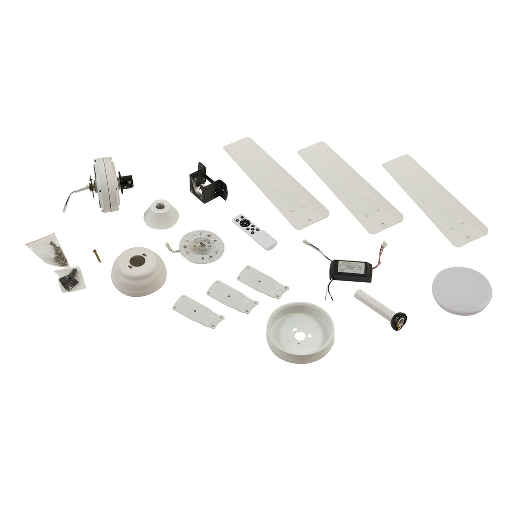LED takvifte Aerallo hvit CCT Ø105 cm med dimmerfunksjon
