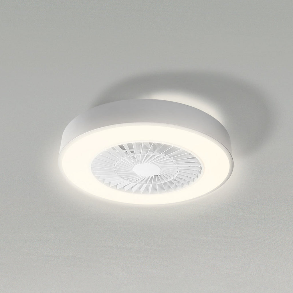 LED takvifte Cylinder dimbar Ø60 cm CCT WiFi grå/hvit forfra
