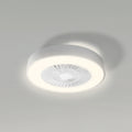 LED takvifte Cylinder dimbar Ø60 cm CCT WiFi grå/hvit forfra