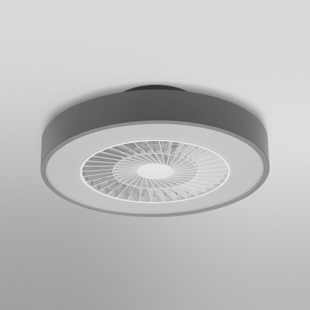 LED takvifte Cylinder dimbar Ø60 cm CCT WiFi grå/hvit detalj av LED-panel
