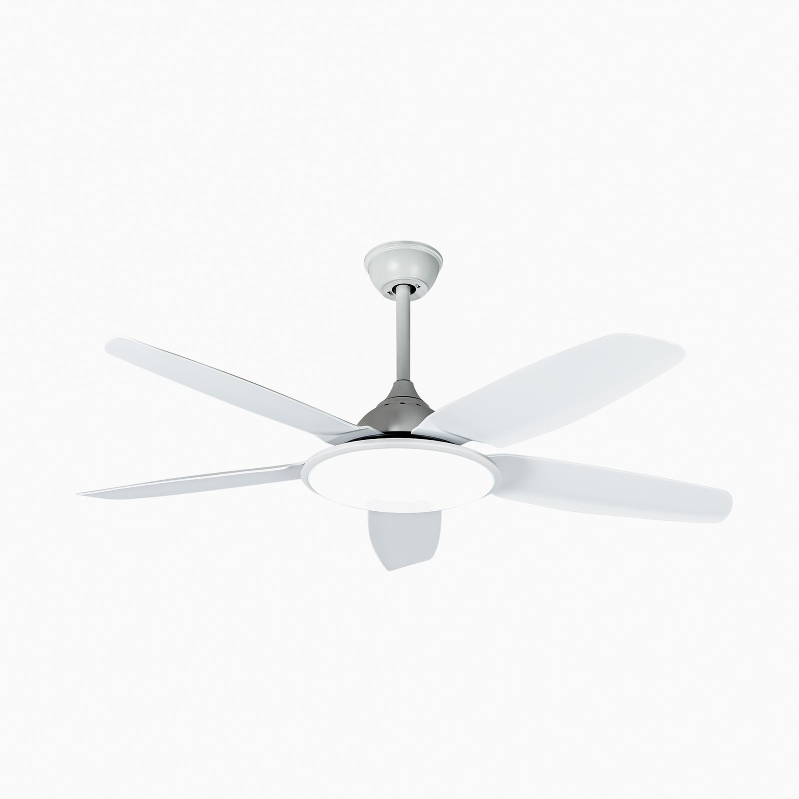 Detalj av LED takvifte Divian hvit CCT 5 blader Ø130 cm