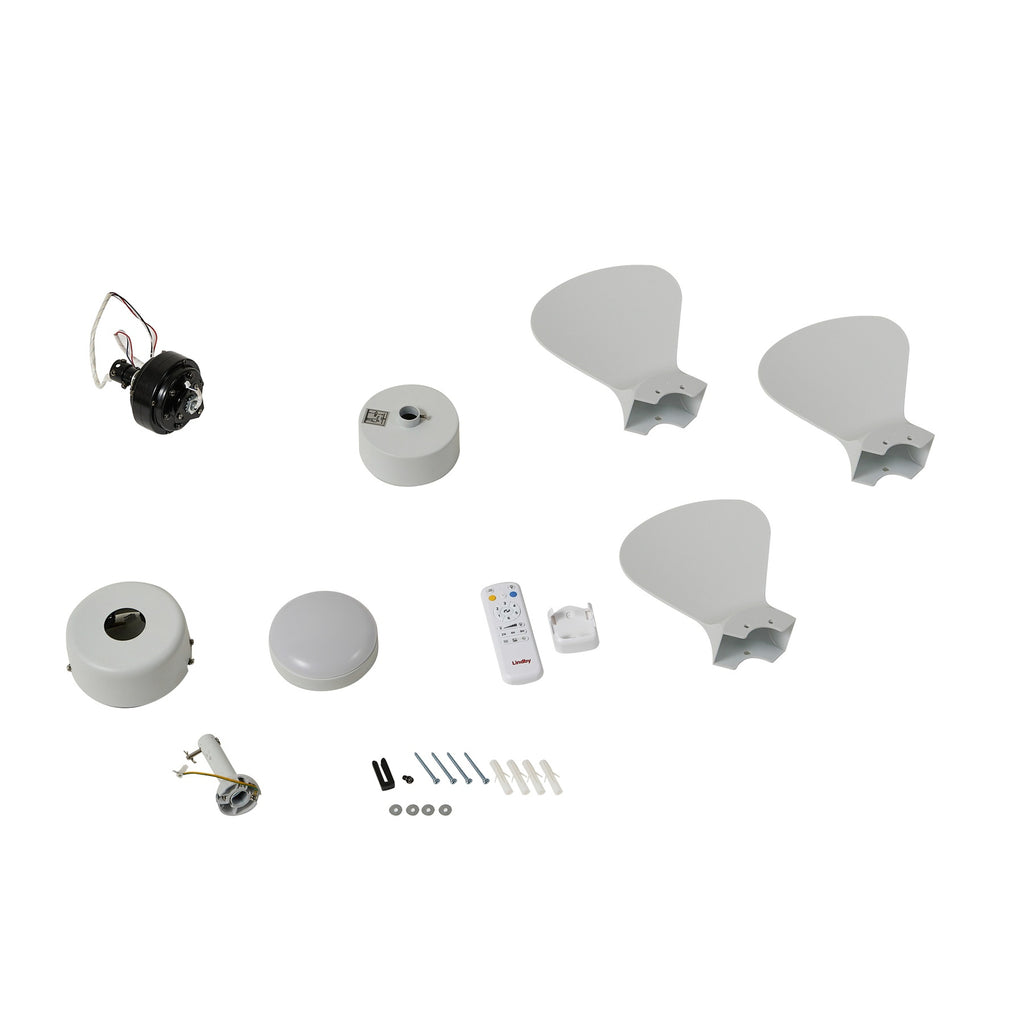LED takvifte Enon dimbar CCT hvit DC Ø61 cm med viftehastighetskontroll
