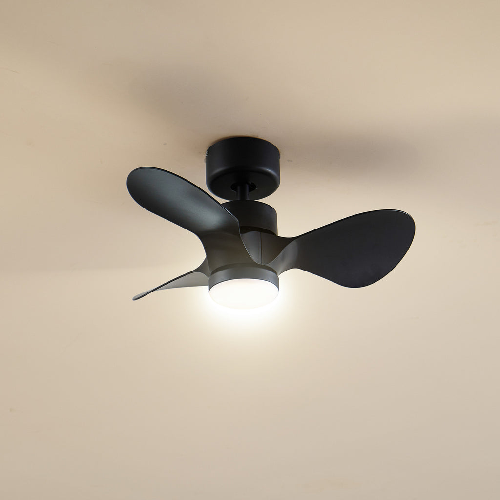 LED takvifte Enon dimbar CCT svart DC Ø61 cm forfra