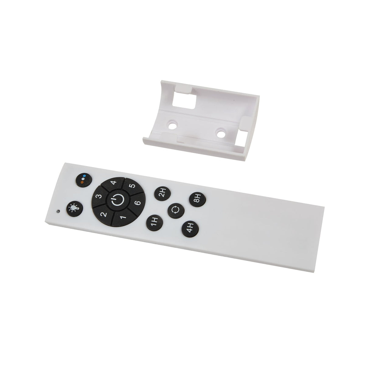 LED takvifte Faipari med fjernkontroll tre/hvit Ø132 cm detalj av motor