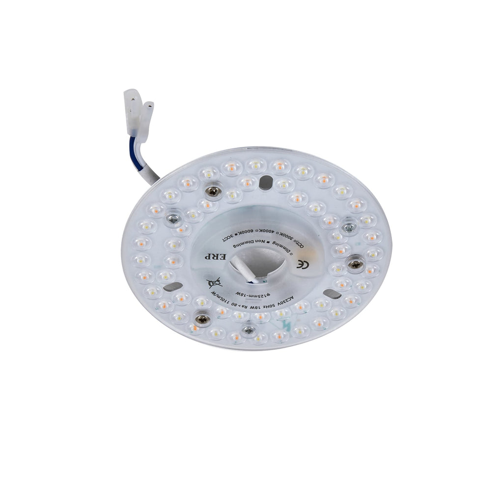 LED takvifte Faipari med fjernkontroll tre/hvit Ø132 cm monteringsdetalj