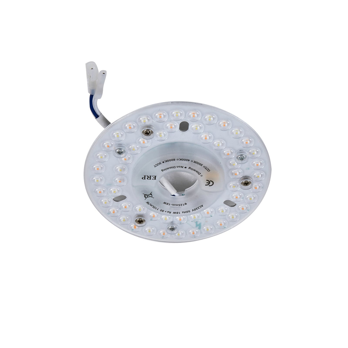 LED takvifte Faipari med fjernkontroll tre/hvit Ø132 cm monteringsdetalj
