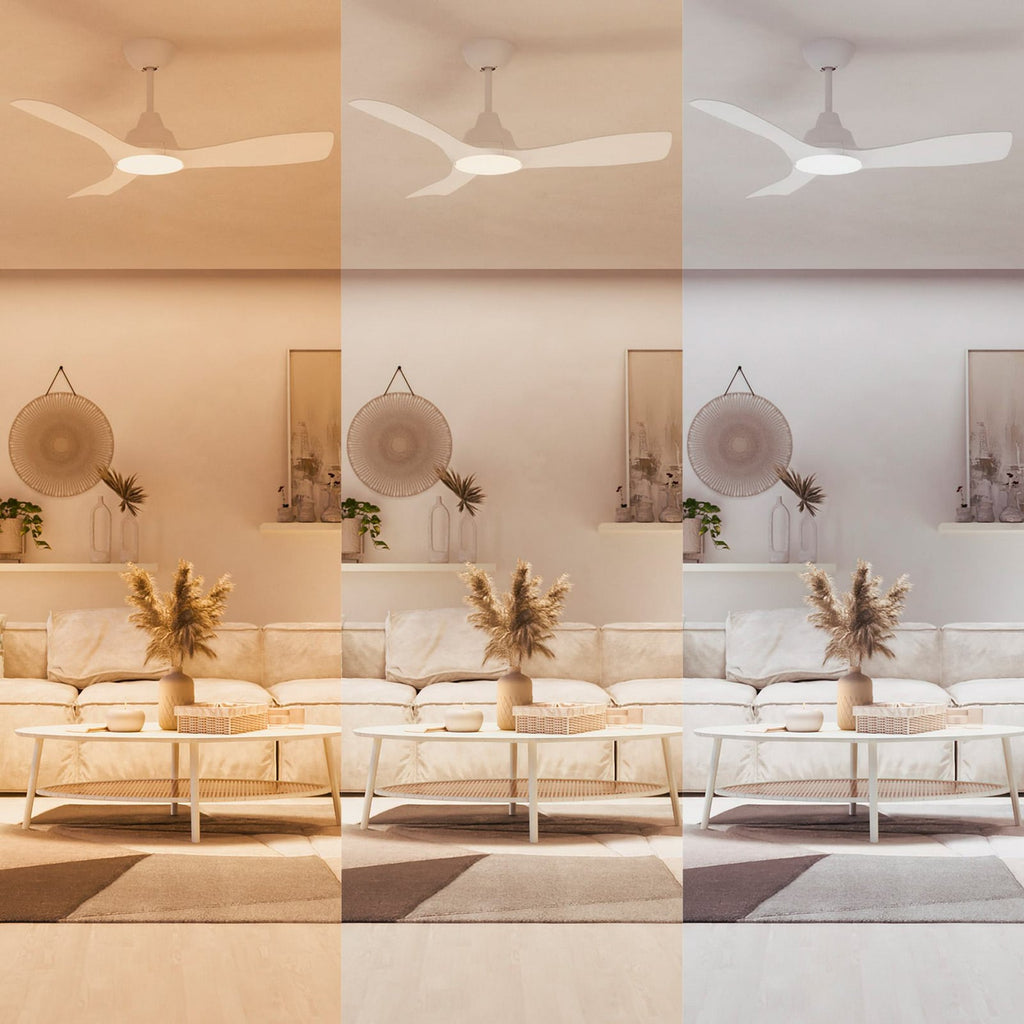 Sidebilde av LED takvifte Fix Blade dimbar hvit Ø132 cm Philips