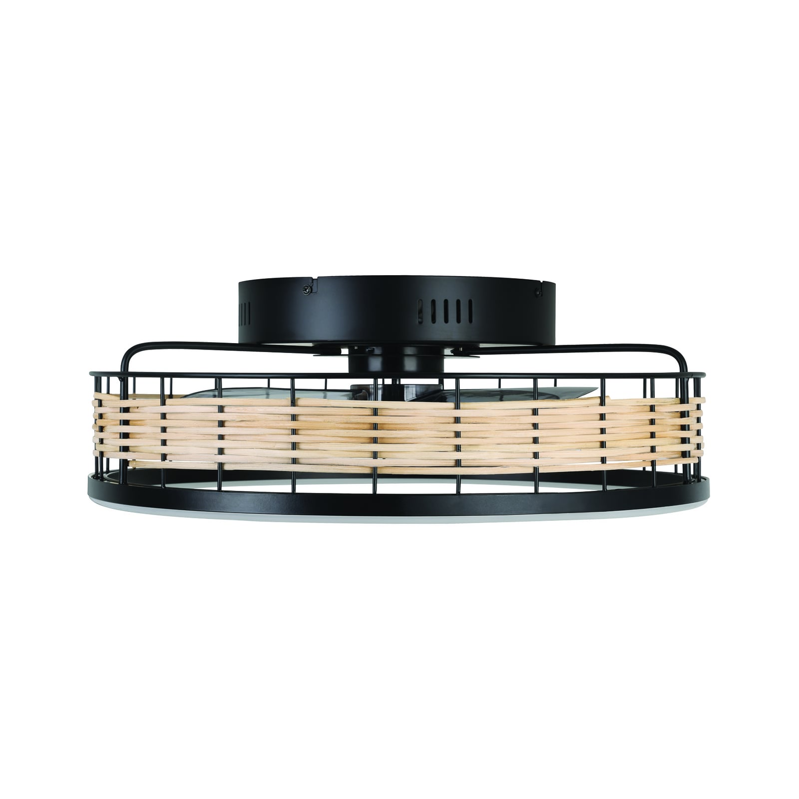 LED takvifte Frana med lys dimbar rattan Ø50 cm CCT med fjernkontroll