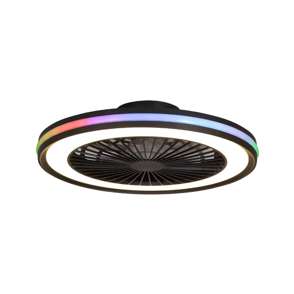 LED takvifte Gamer Big svart dimbar CCT RGB forfra