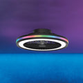 LED takvifte Gamer dimbar CCT RGB Ø47 cm svart forfra