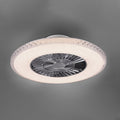 LED takvifte Harstad dimbar krystallramme CCT Ø60 cm forfra