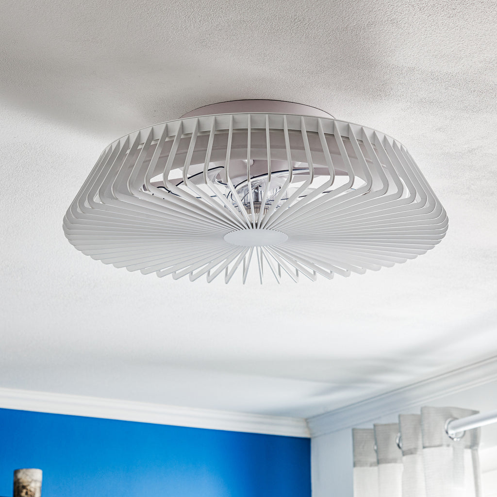 LED takvifte Himalaya dimbar CCT appstyrt Ø63 cm hvit bakside