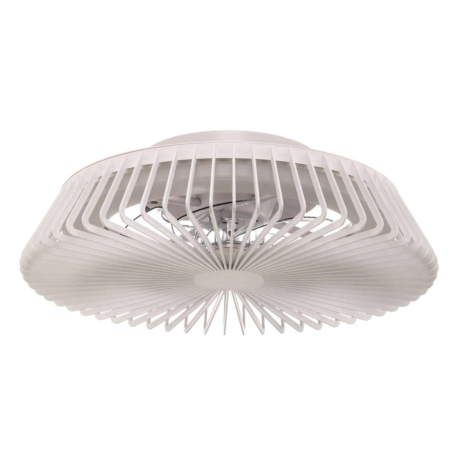 LED takvifte Himalaya dimbar CCT appstyrt Ø63 cm hvit montert i rom