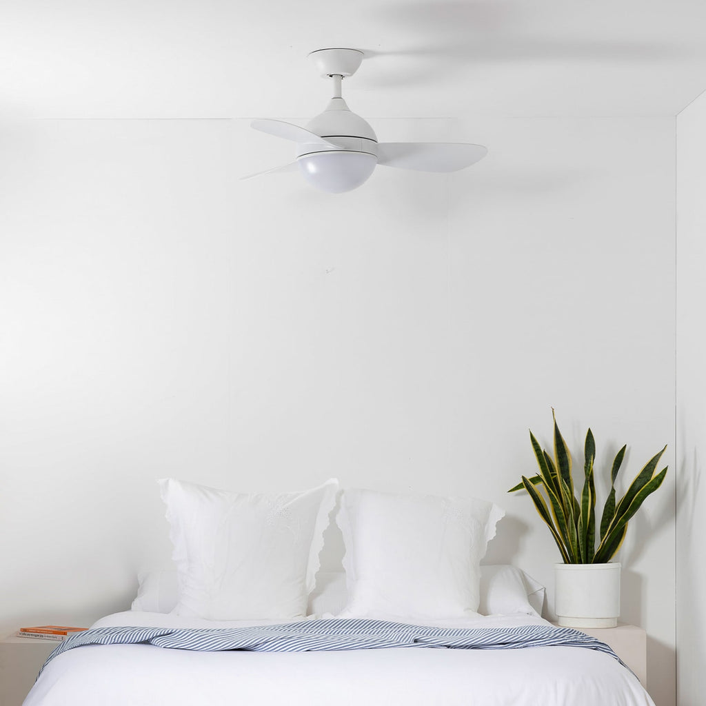 LED takvifte Hvar hvit dimbar CCT Ø91 cm 24W bakside