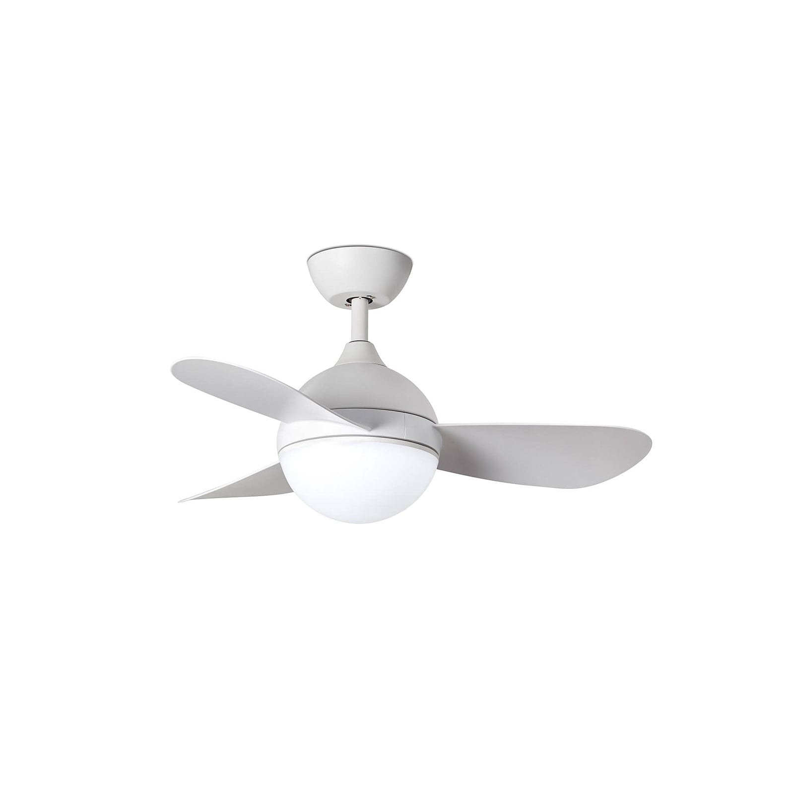 Nærbilde av LED takvifte Hvar hvit dimbar CCT Ø91 cm 24W vifteblad