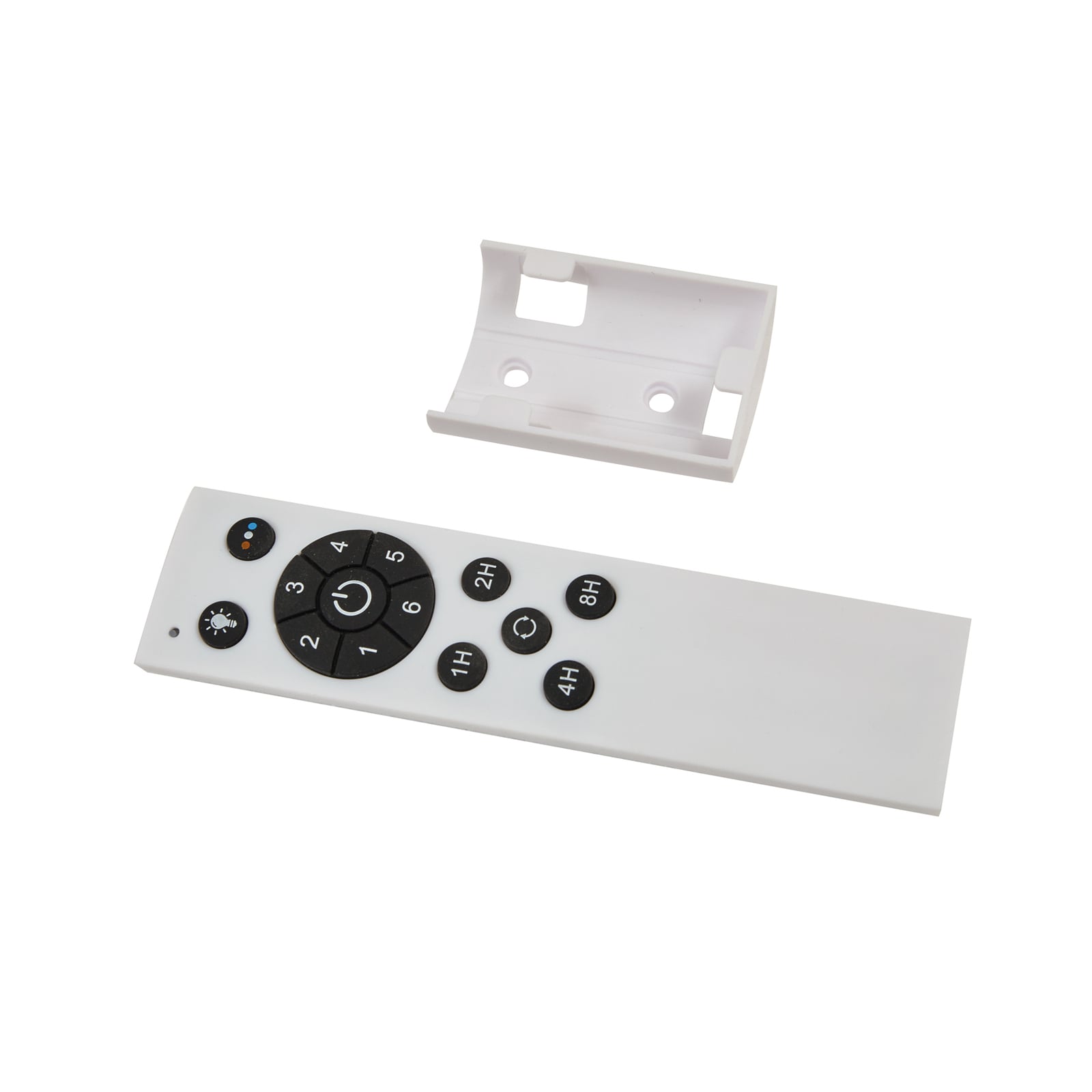 LED takvifte Kayu hvit/tre sideprofil