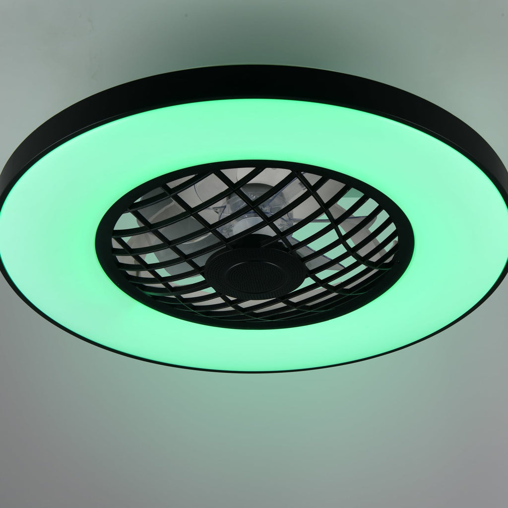 LED takvifte Linköping CCT RGB Bluetooth-høyttaler vist med Bluetooth-høyttaler