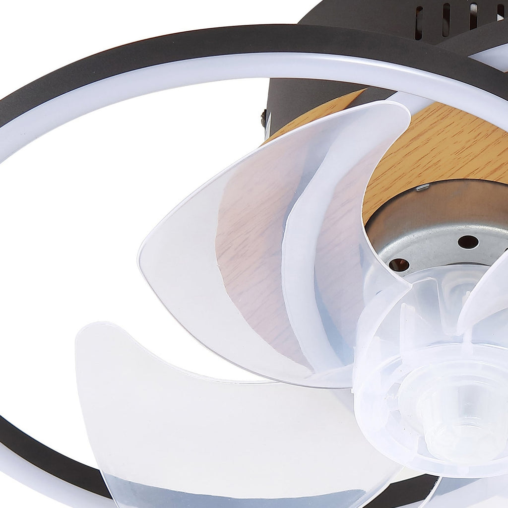 LED takvifte Lomana dimbar CCT svart Ø42 cm 28W - Lindby