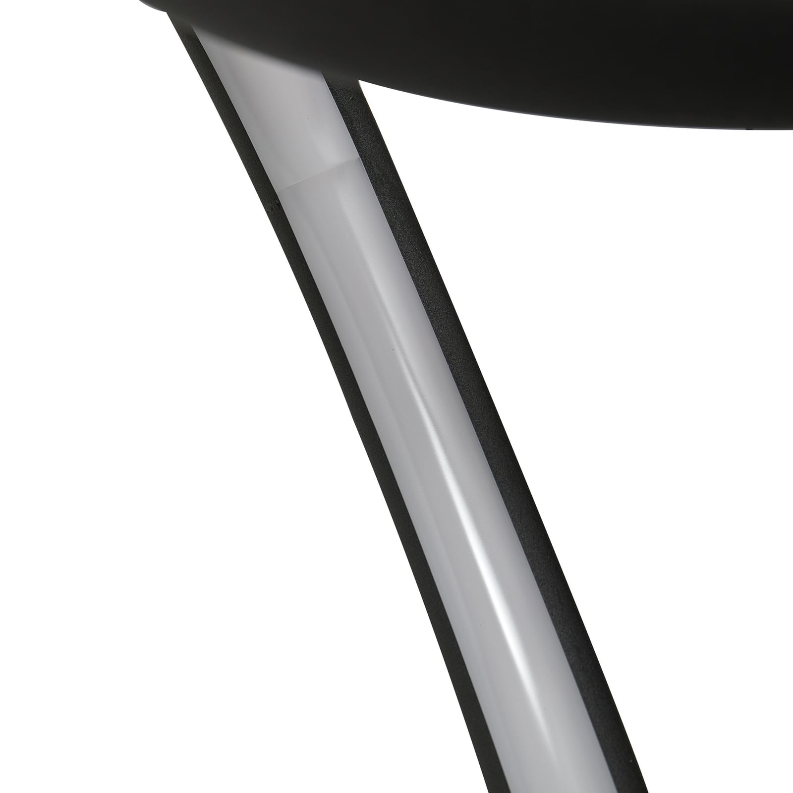 Montert LED takvifte Lomata dimbar CCT Ø60 cm svart i stue