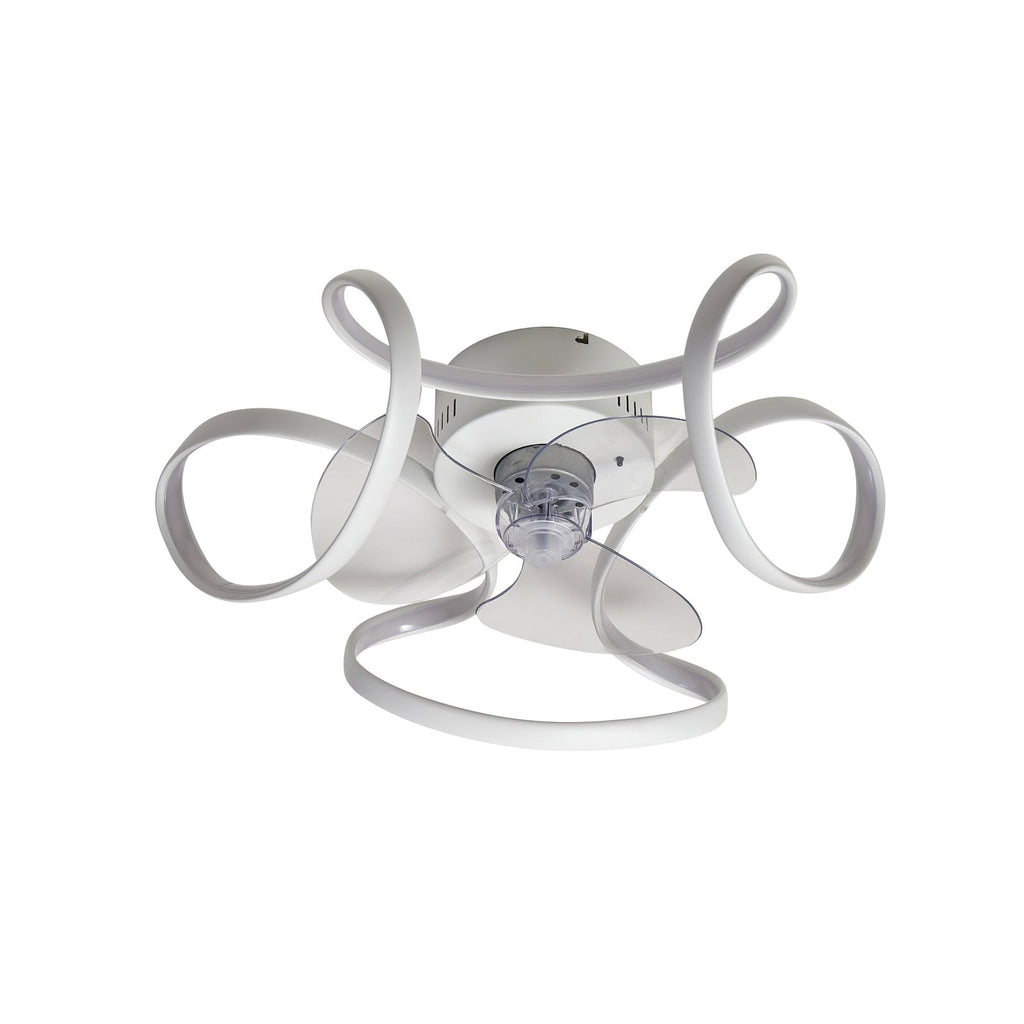 LED takvifte Lomata dimbar CCT hvit Ø60 cm bakside
