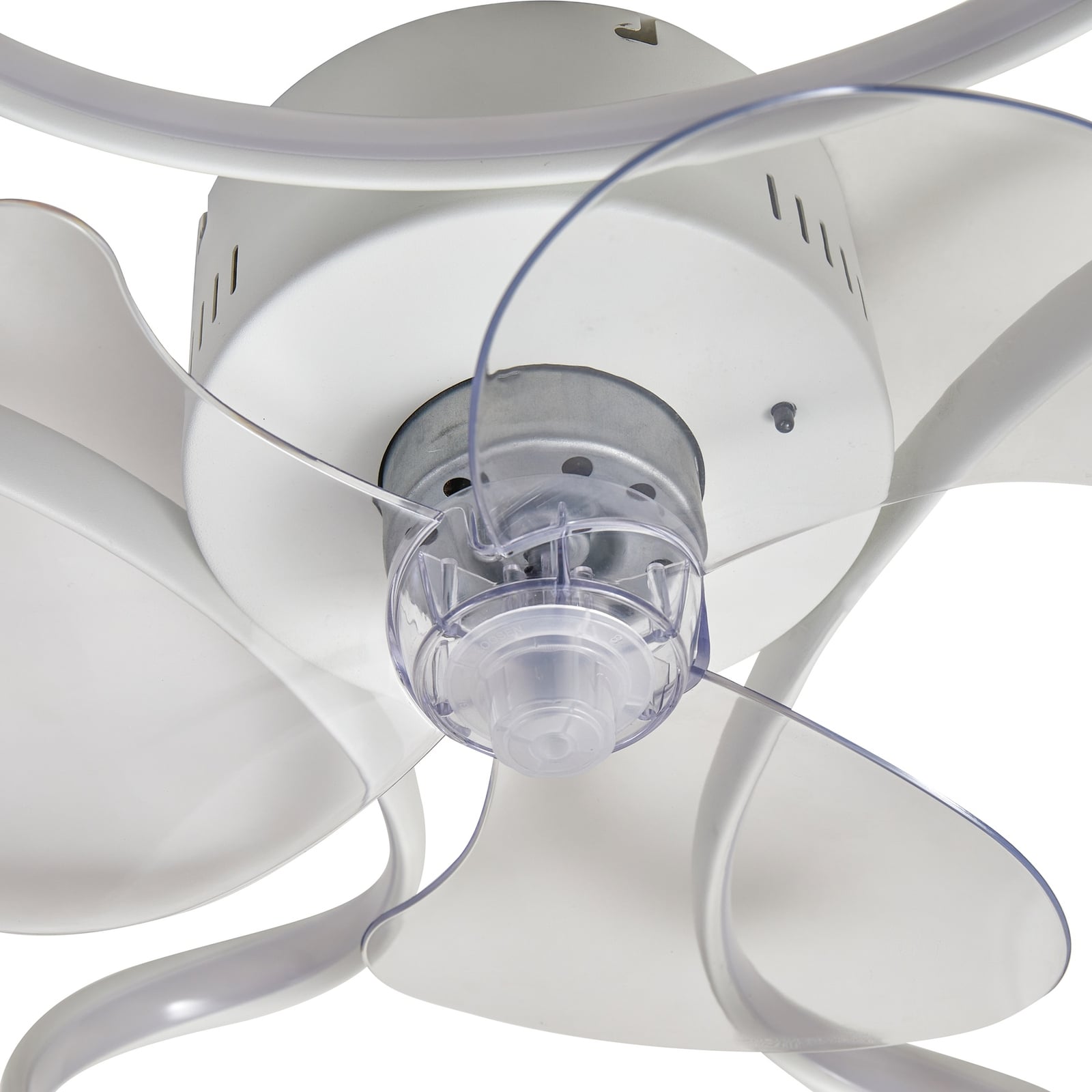 LED takvifte Lomata dimbar CCT hvit Ø60 cm montert i rom