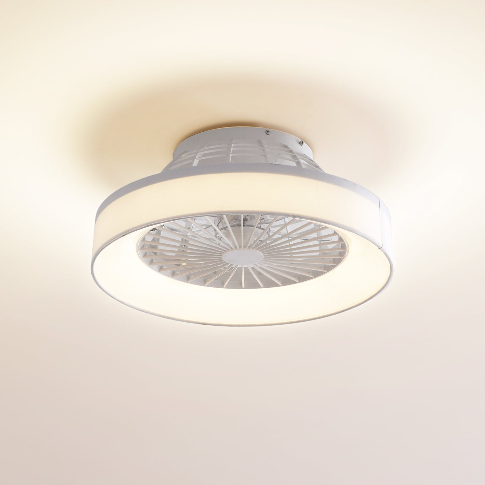 LED takvifte Mace dimbar CCT hvit Ø47 cm sett forfra