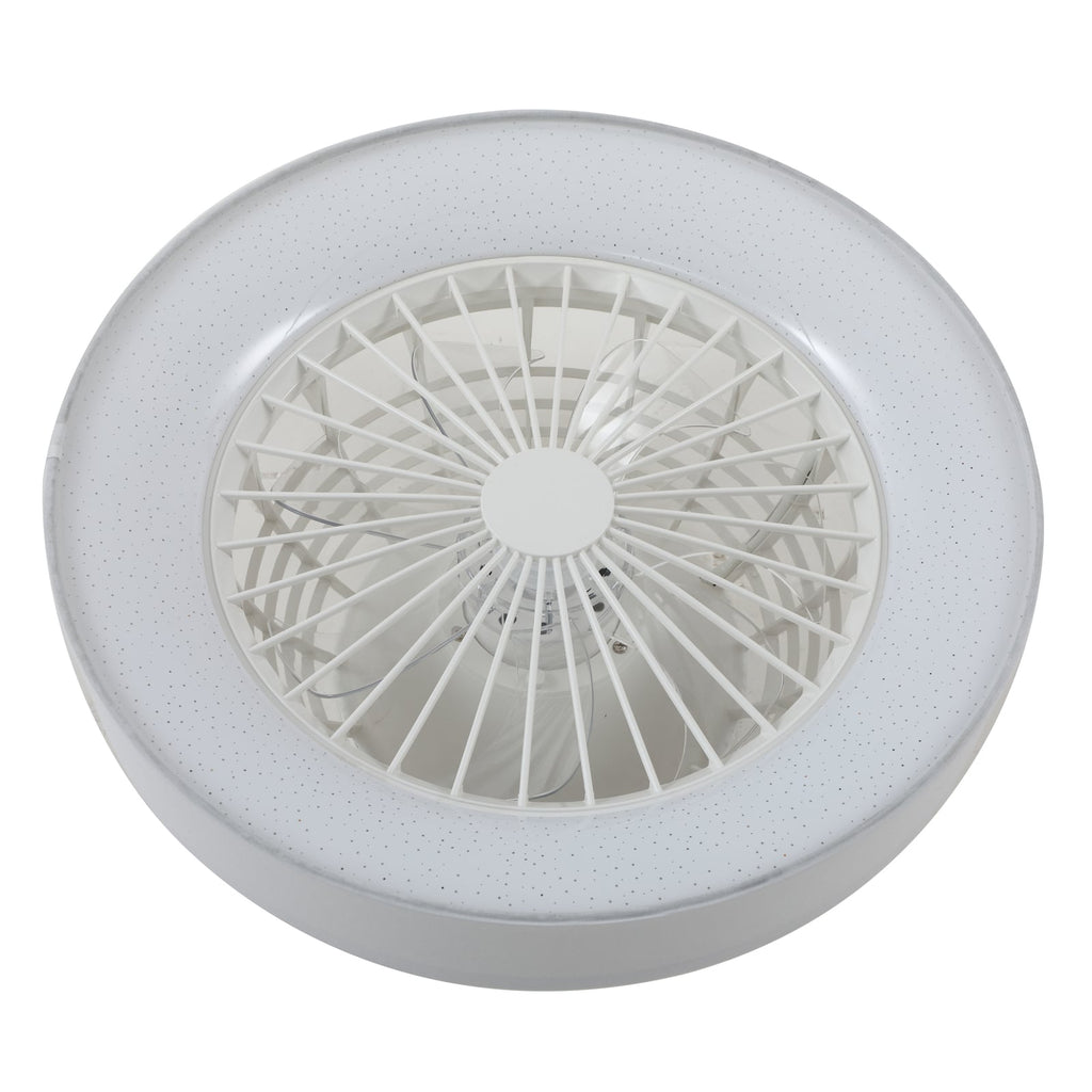 LED takvifte Mace dimbar CCT hvit Ø47 cm med lys på