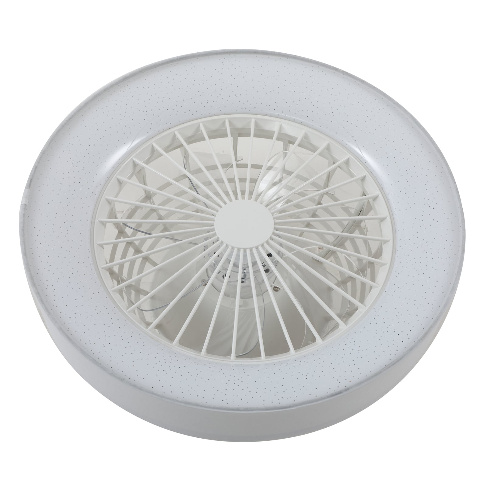 LED takvifte Mace dimbar CCT hvit Ø47 cm med lys på