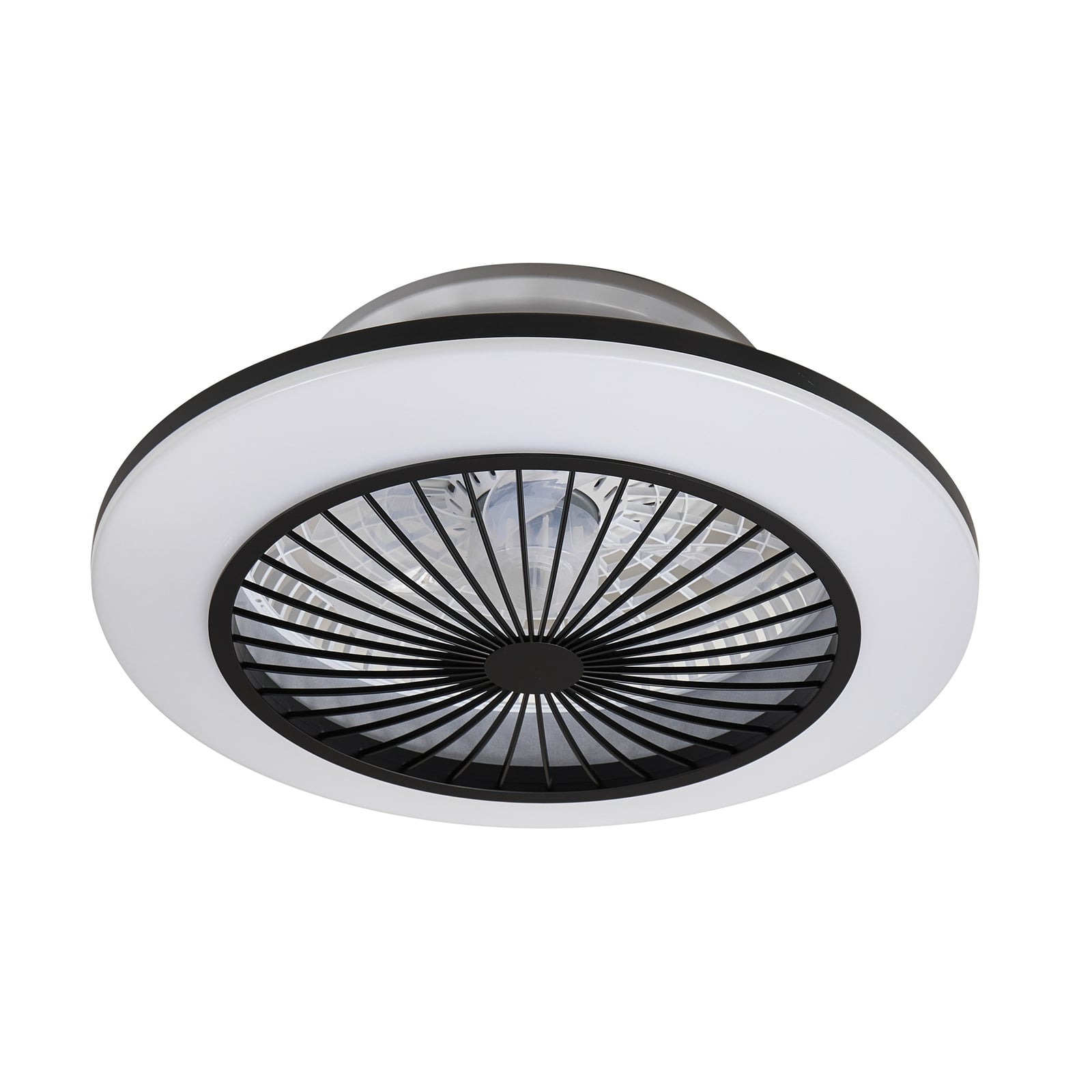 LED takvifte Mamuti dimbar CCT svart Ø55 cm bakside