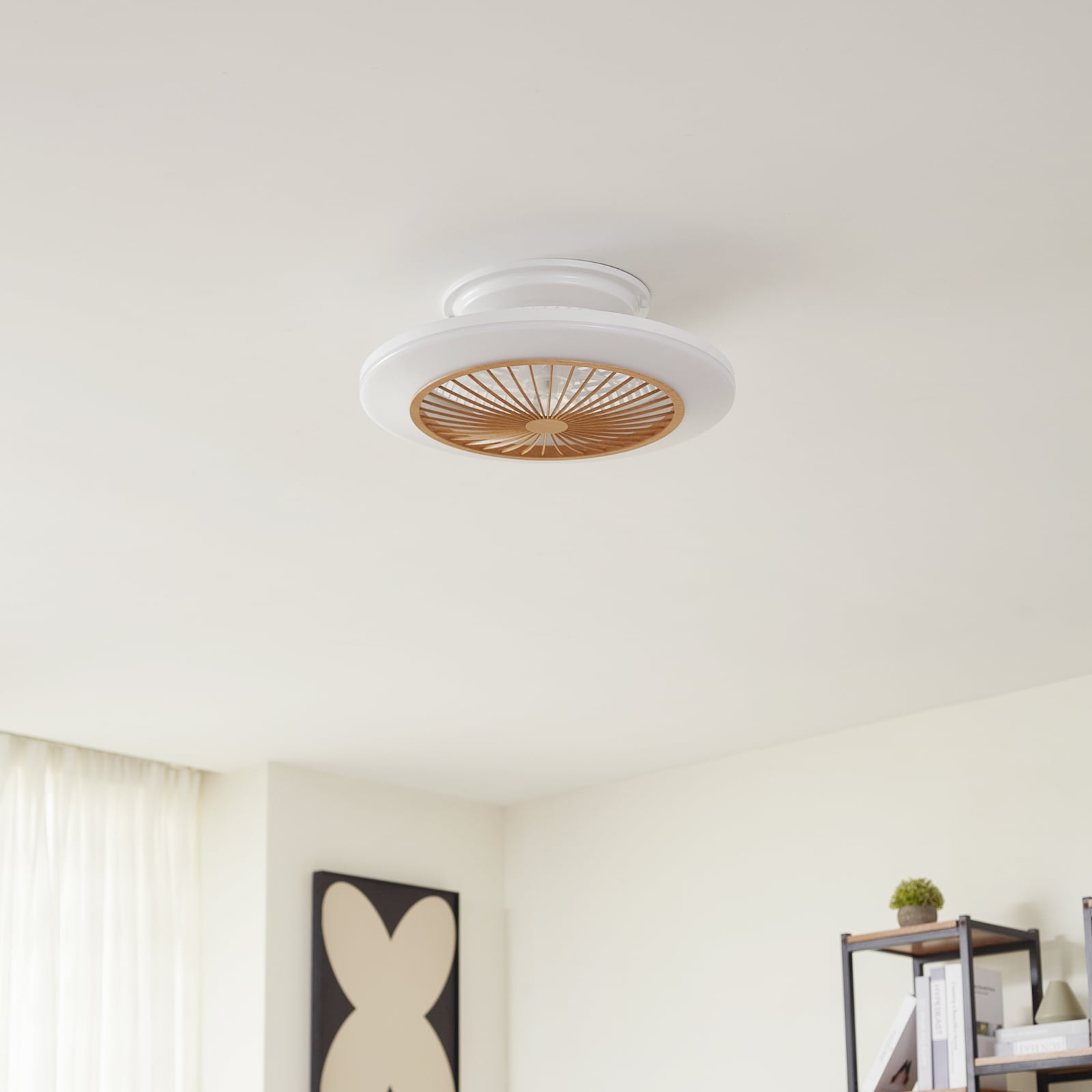 LED takvifte Mamuti dimbar CCT trefarget Ø55 cm bakside