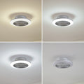 LED takvifte Mamuti dimbar sølv Ø55 cm CCT forfra