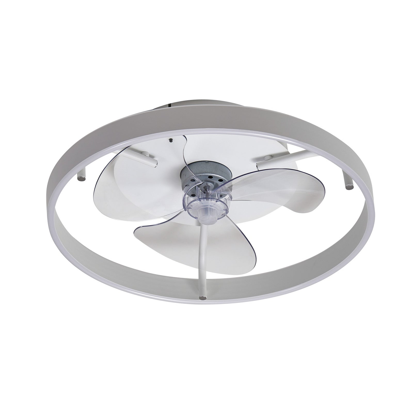 Montert LED takvifte Momitu dimbar CCT hvit aluminium Ø50 cm i tak